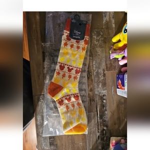 Loungefly Disney Fall Mickey and Minnie Mouse Fair Isle Cozy Socks